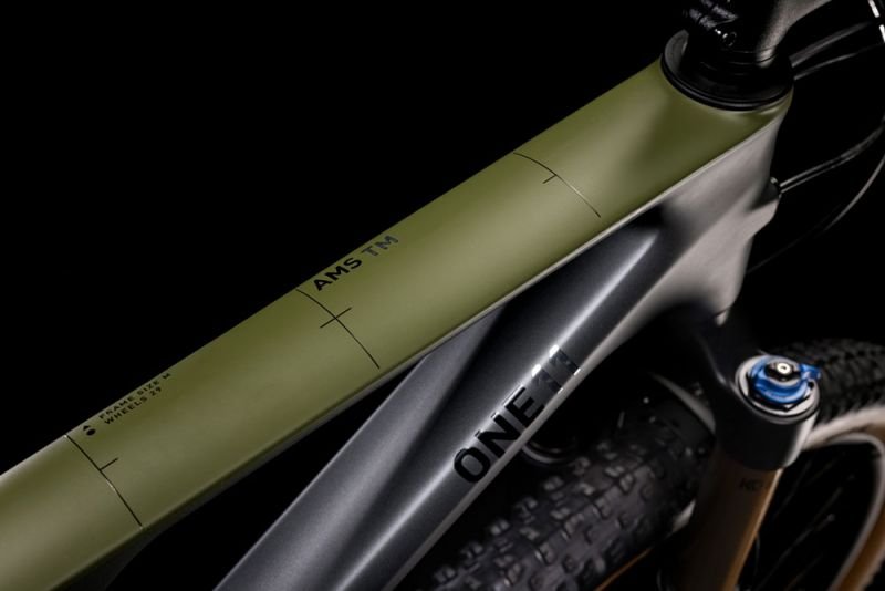 Cube AMS ONE11 C:68X TM 29 flashgrey´n´olive – Bild 2