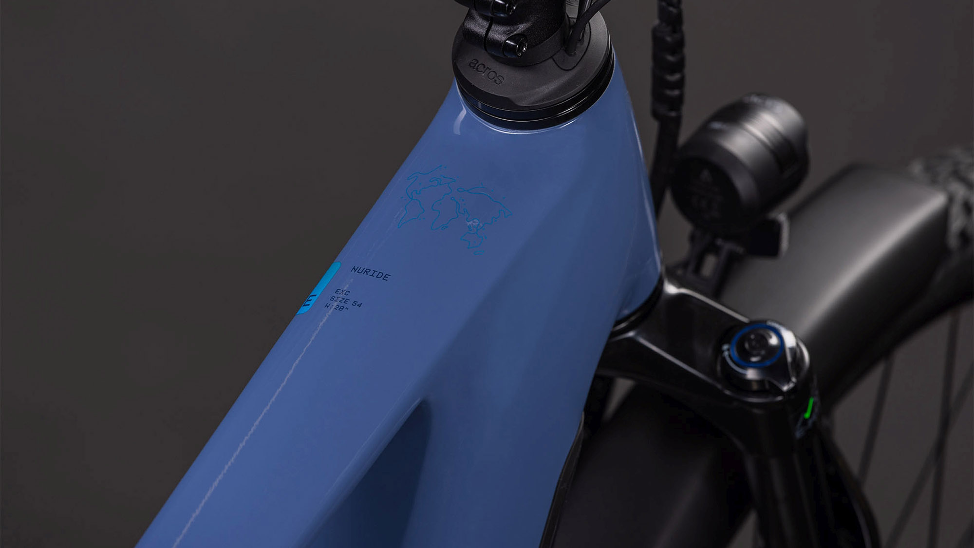 Cube Nuride Hybrid EXC 800 jeansblue´n´blue – Bild 2